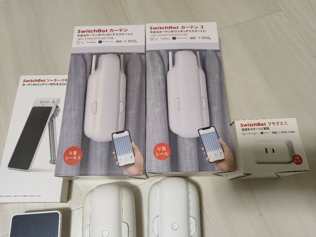 SwitchBotカーテンソーラーパネルプラグ