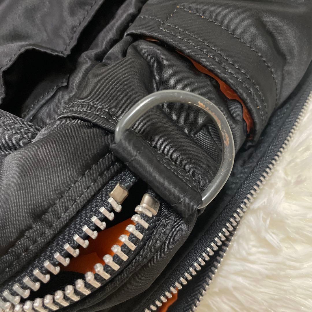 【美品】ポーター タンカー 2way オーバーナイト ブリーフケース 黒 2層