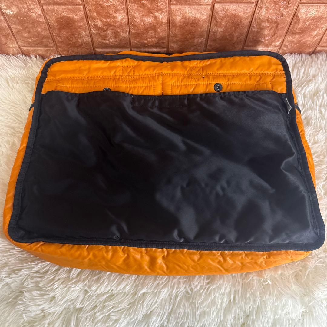 【美品】ポーター タンカー 2way オーバーナイト ブリーフケース 黒 2層