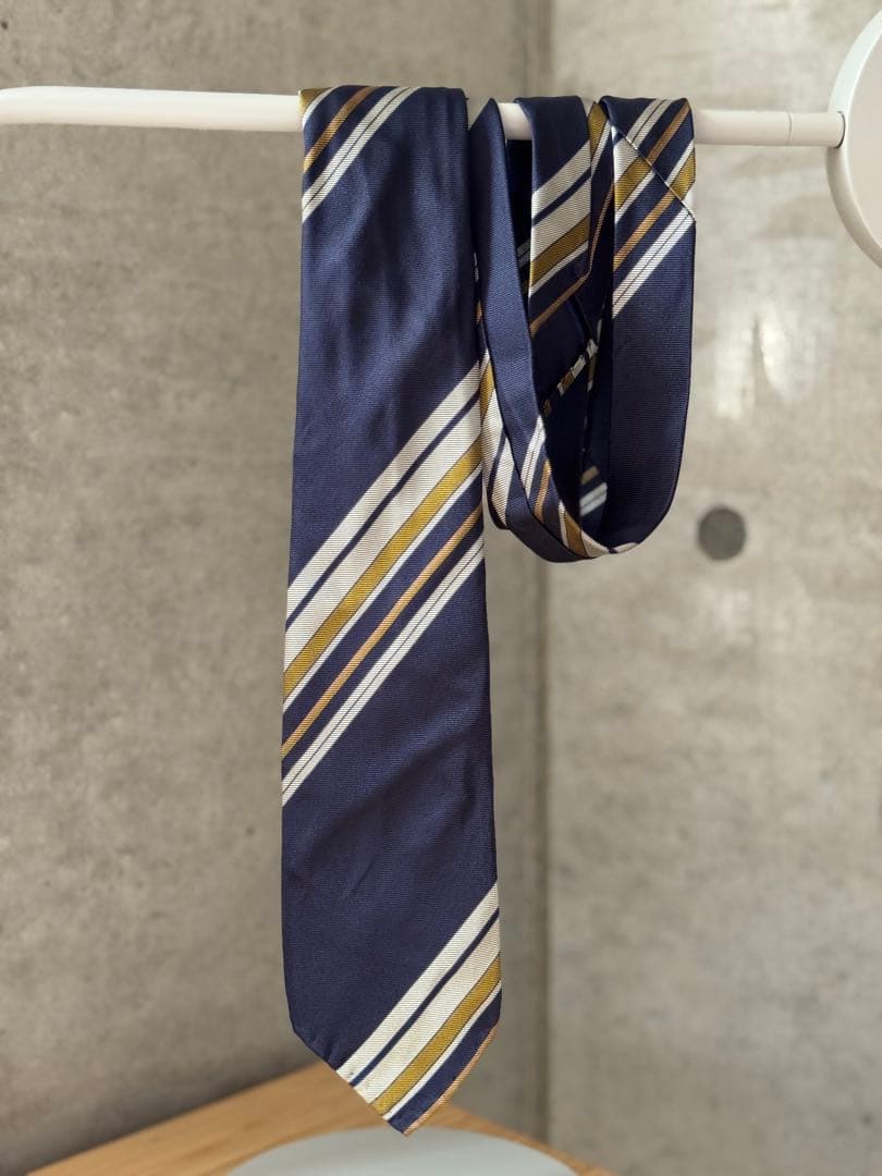 aki17さま専用Atto Vannucci ストライプネクタイ セッテピエゲ