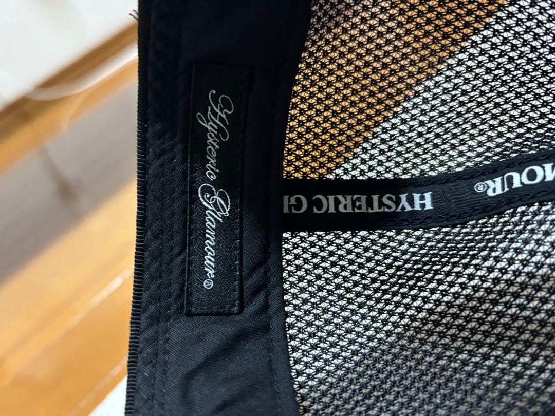 ヒステリックグラマーSEE NO EVIL スタッズメッシュキャップ