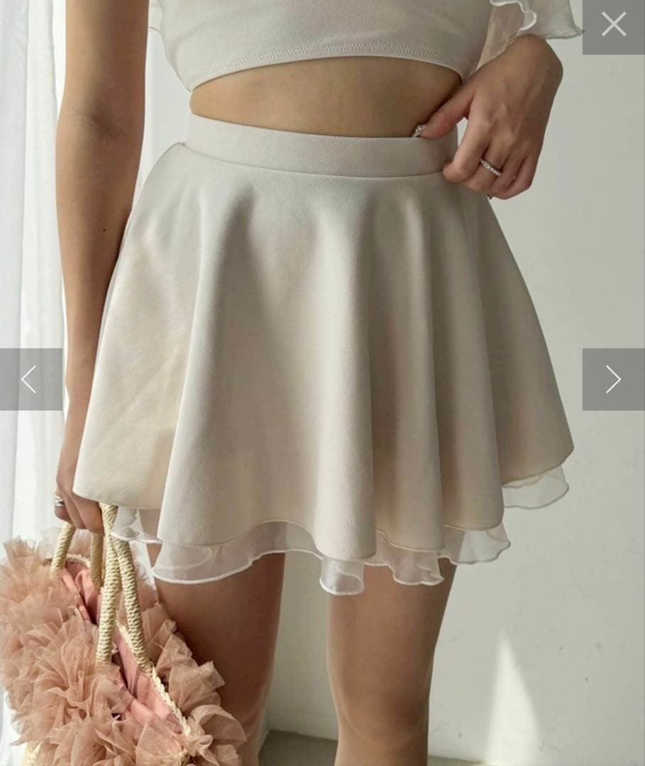 ナイスクラップ 肩リボンワンショル(3点セット)