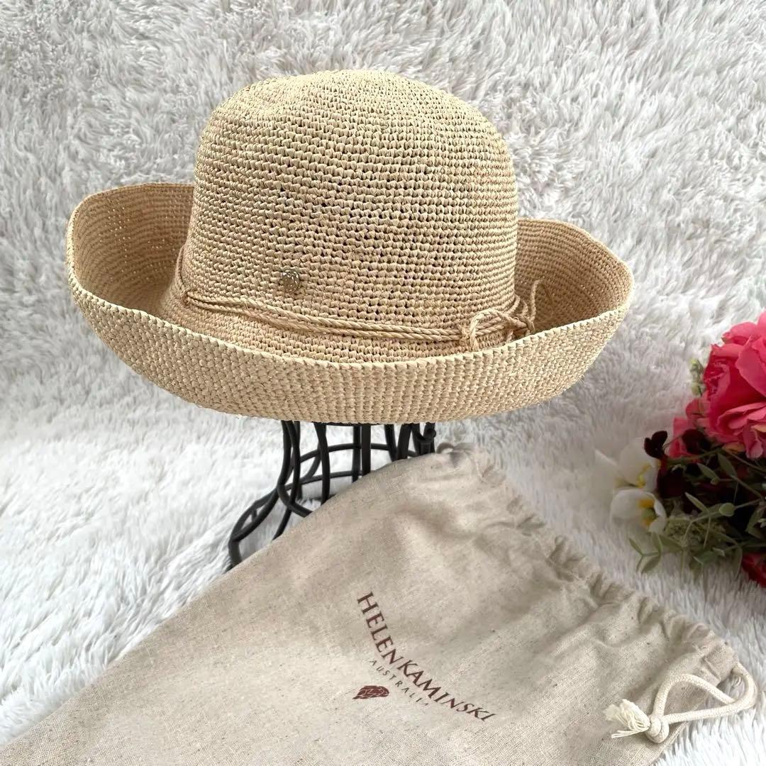 ヘレンカミンスキー✨ラフィアハット✨麦わら帽子　プロヴァンス10 ナチュラル