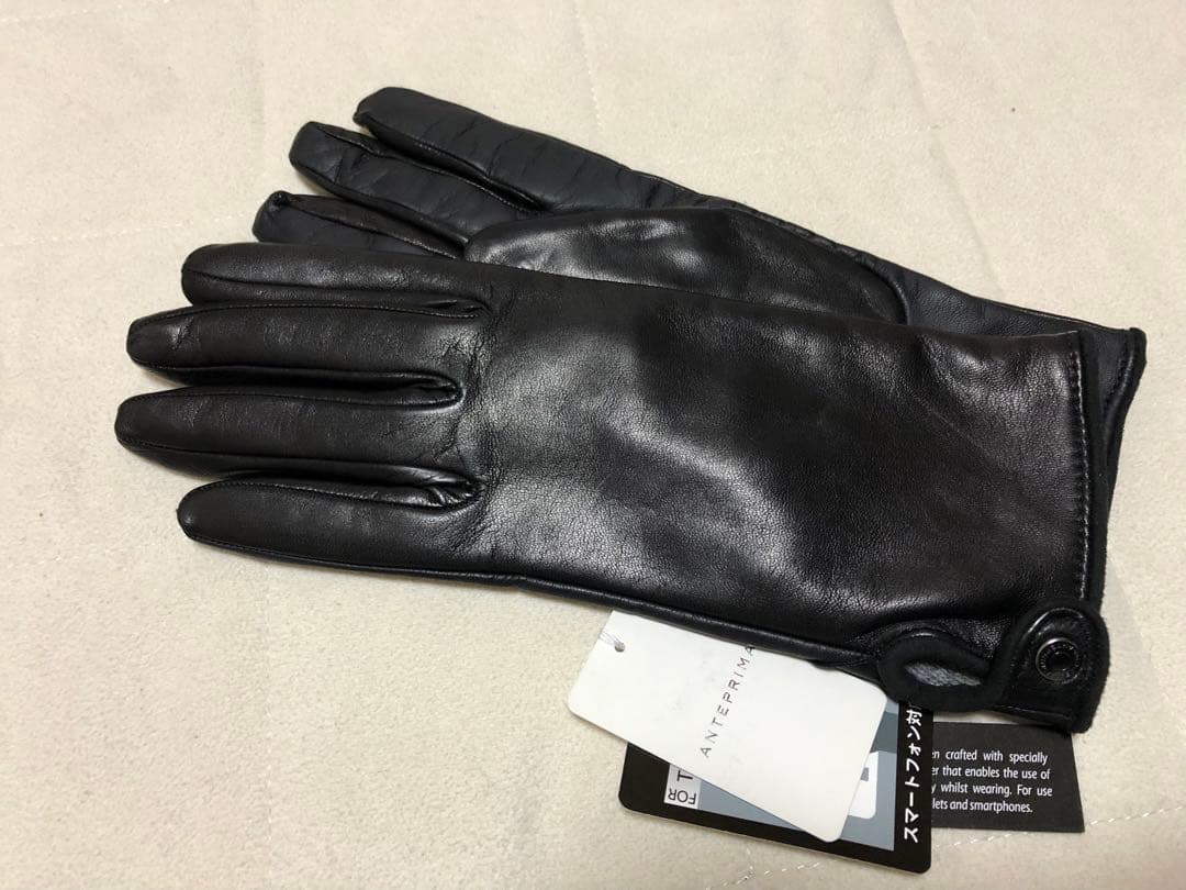 523新品 ANTEPRIMAアンテプリマ イタリア製羊革手袋カシミヤ裏地