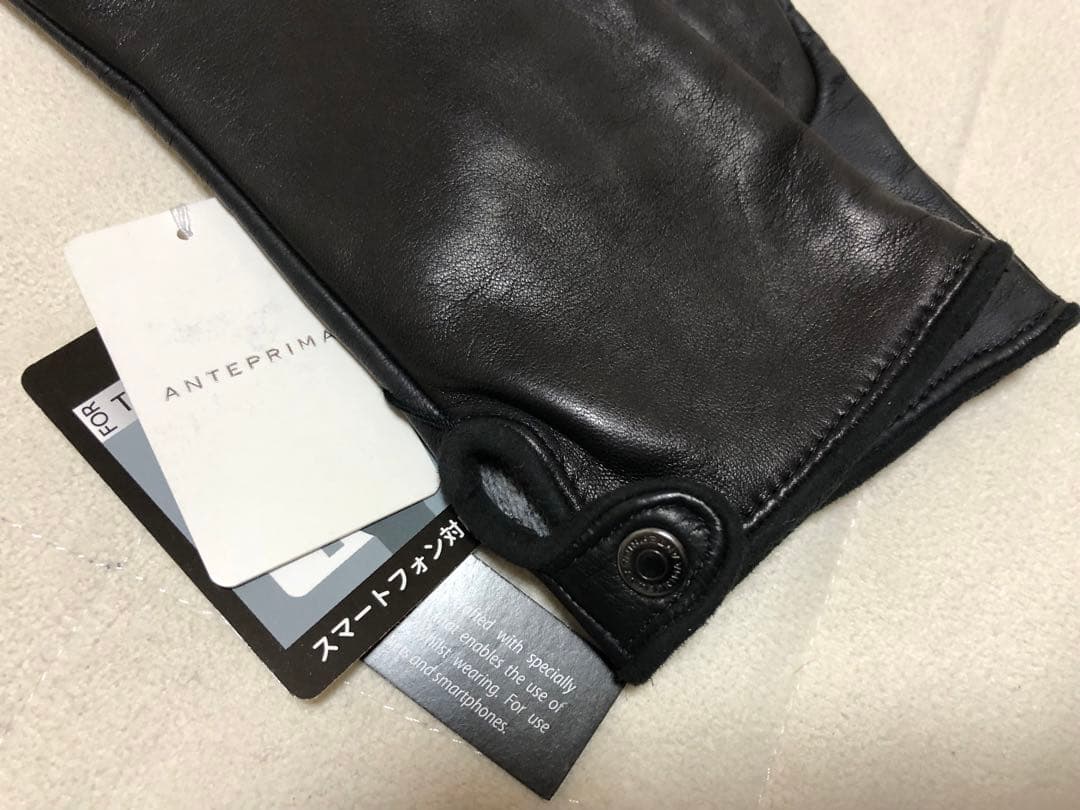 523新品 ANTEPRIMAアンテプリマ イタリア製羊革手袋カシミヤ裏地
