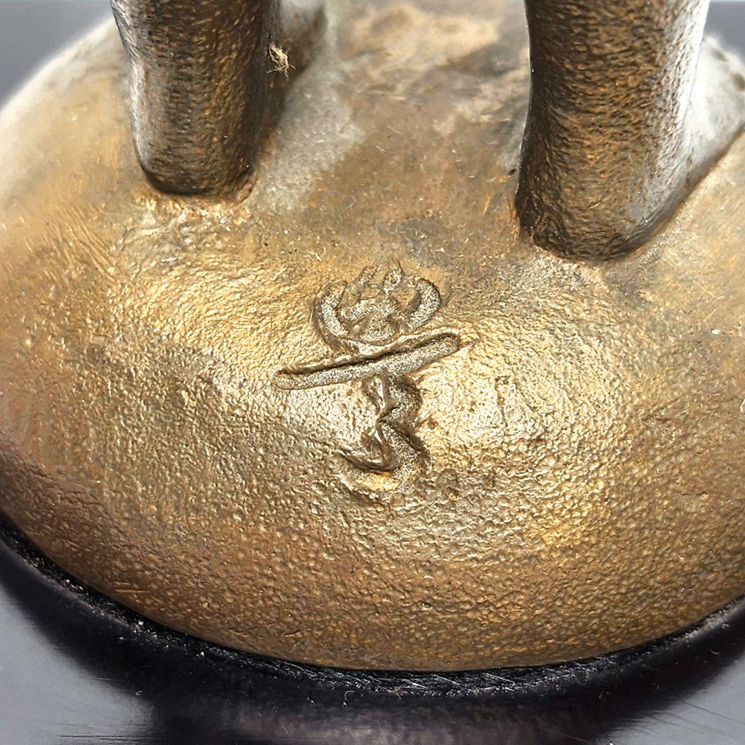 ブロンズ像 花束 加藤豊作品 ヴィンテージ