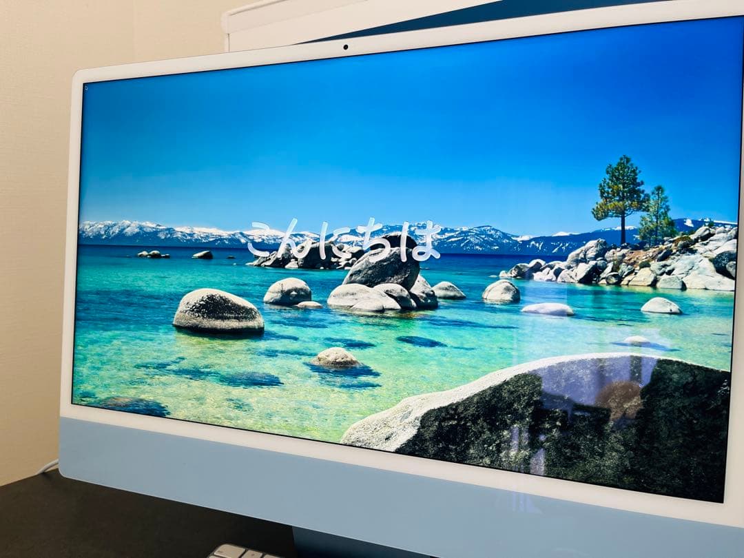 Apple iMacブルー M1 8GB 256GB