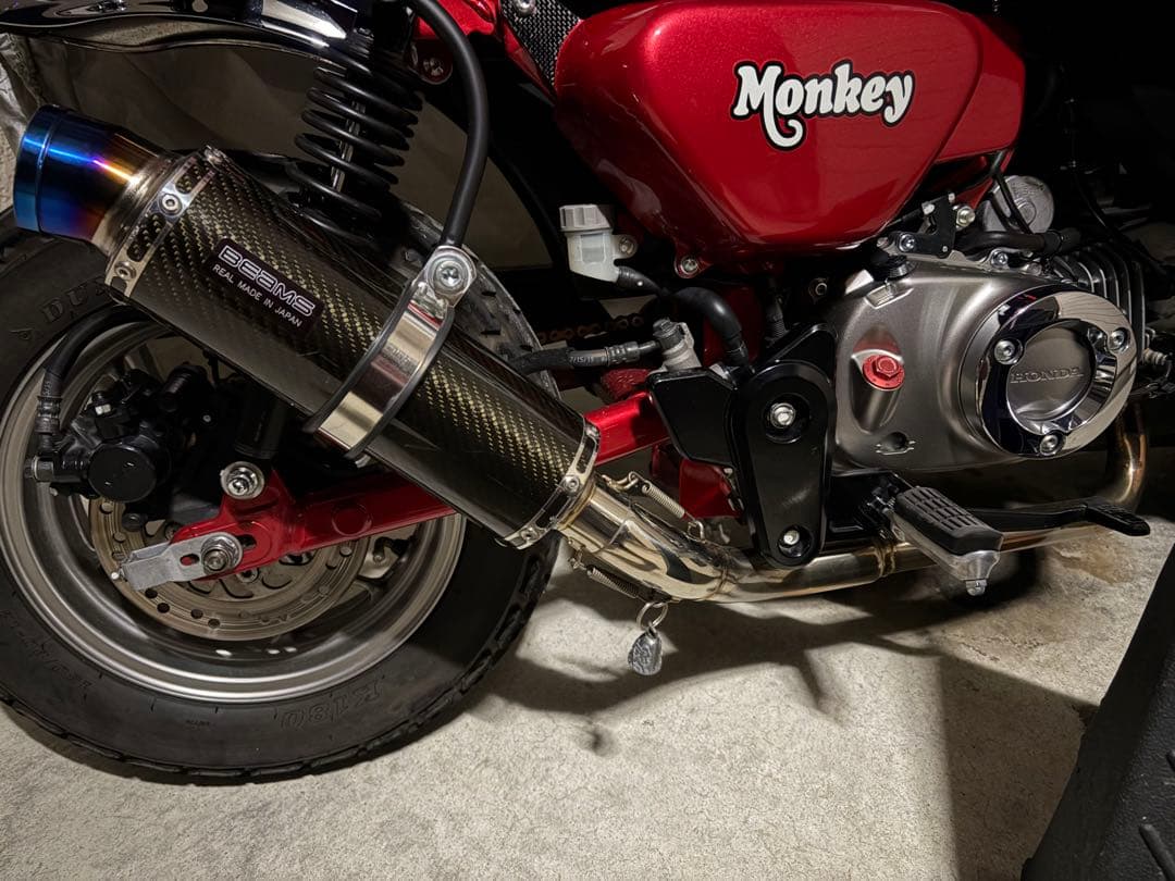 値段上げ下げ中 モンキー125 BEAMS R-EVO カーボン マフラー