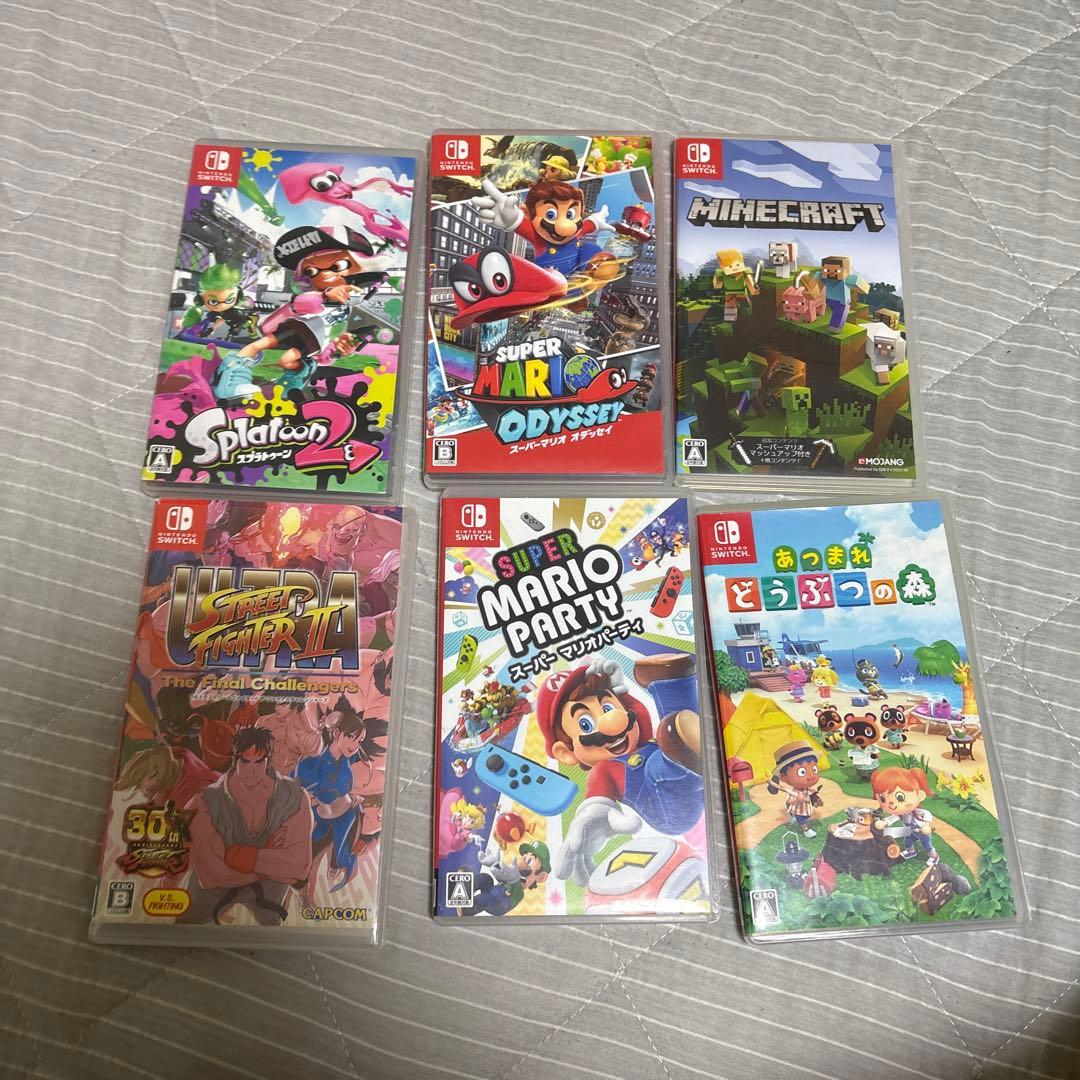 Nintendo Switchカセット6個