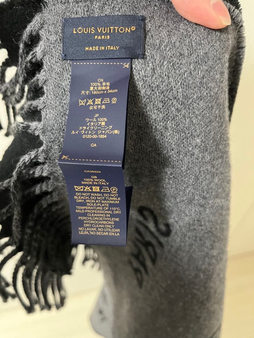 ルイヴィトン　マフラー　モノグラム　極美品