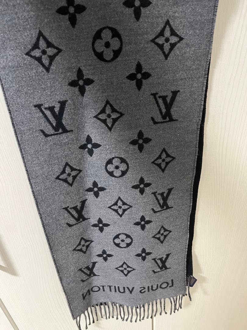 ルイヴィトン　マフラー　モノグラム　極美品