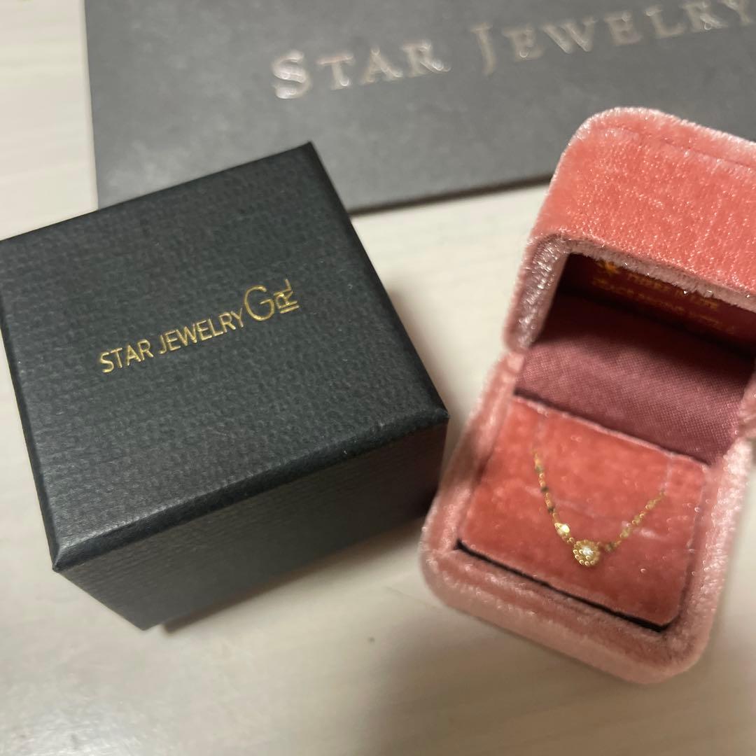 【値下げしました】 STAR JEWELRY ネックレス K10ゴールド