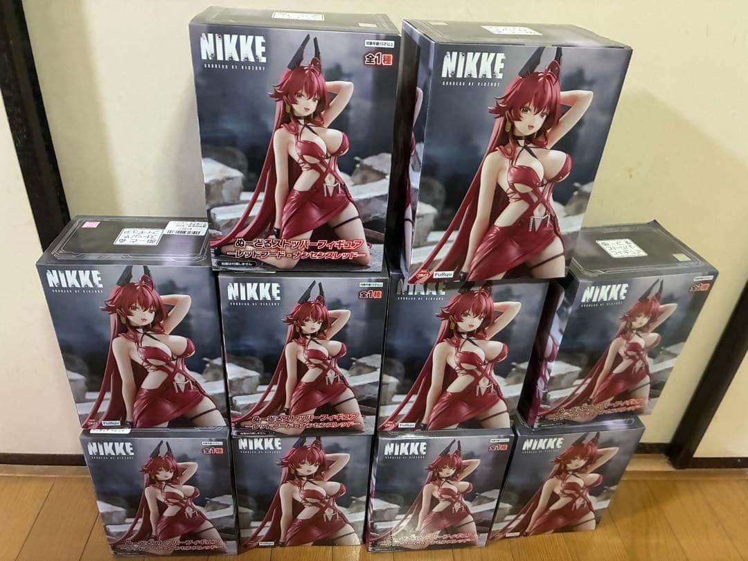 NIKKE ぬーどるストッパーフィギュアーレッドフードナンセンスレッドー　10個