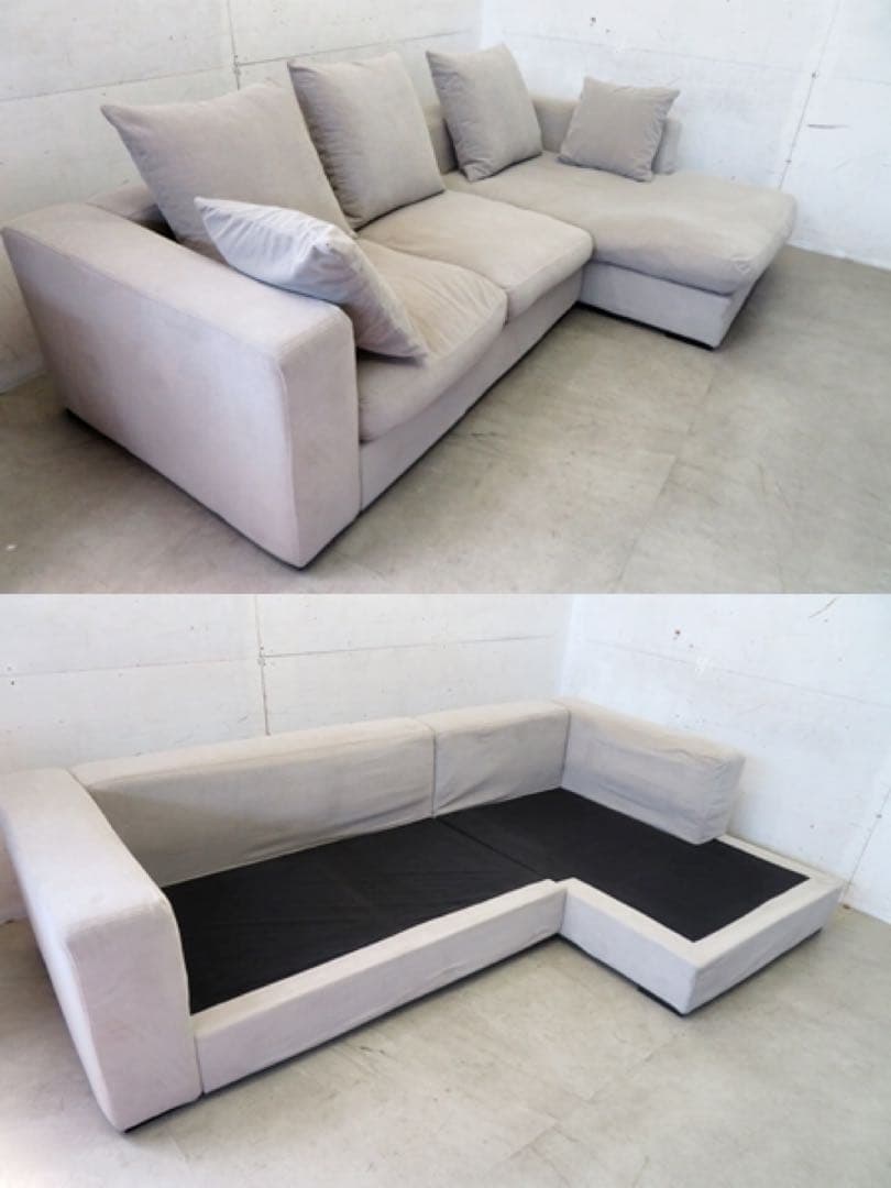 ①BoConceptボーコンセプト Cenova セノーバ カウチソファ