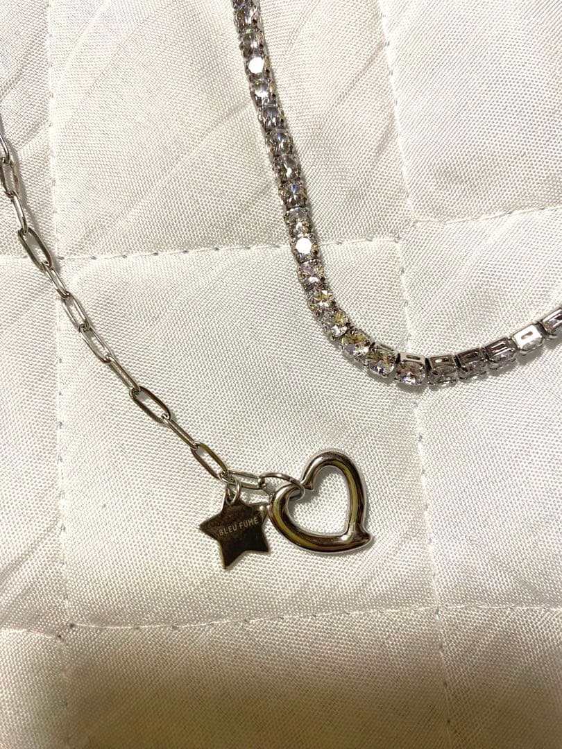 [新品]BLEU FUME ブルーヒュメ ロングテニスネックレス