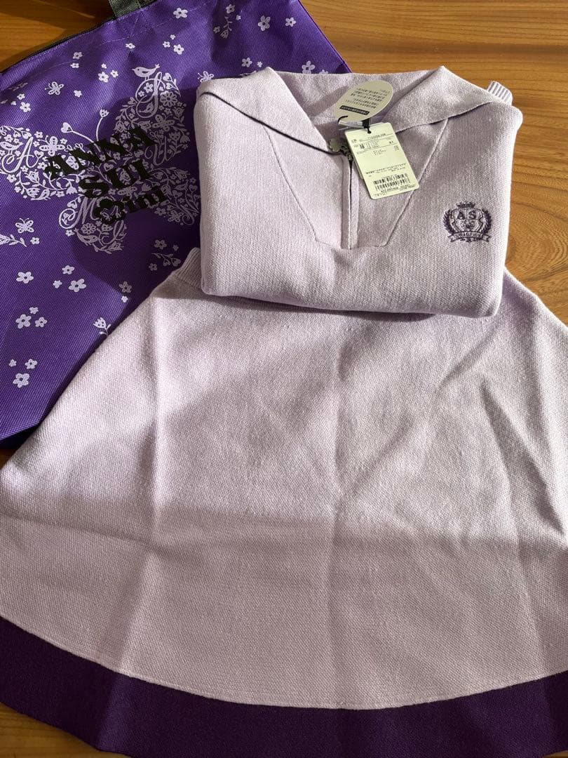 【アナスイミニ】150❤︎新品❤︎ コート＆マフラー＆ワンピース＆ニットセットアップ