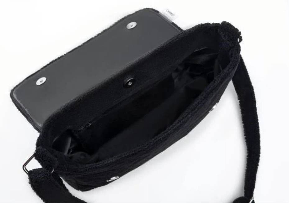 シャネル パイル生地 ショルダーバッグ ホワイト ノベルティ