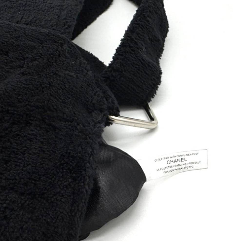 シャネル パイル生地 ショルダーバッグ ホワイト ノベルティ