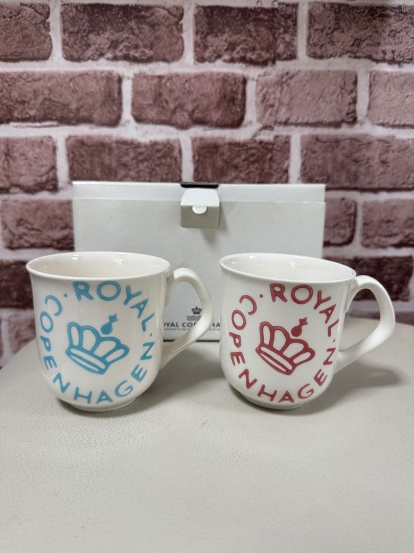 ロイヤルコペンハーゲン ニューシグネチャー　マグカップ　２個セット 食器
