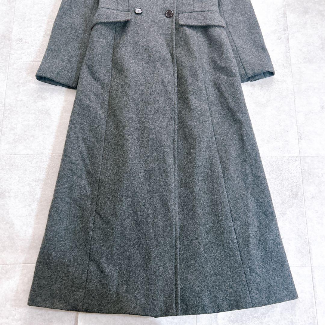 【着丈127cm✨】ポールスミス マキシ ダブルチェスターコート ウールメルトン