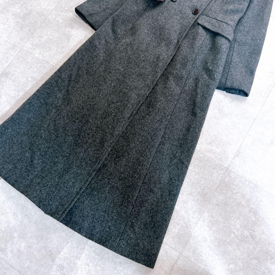 【着丈127cm✨】ポールスミス マキシ ダブルチェスターコート ウールメルトン