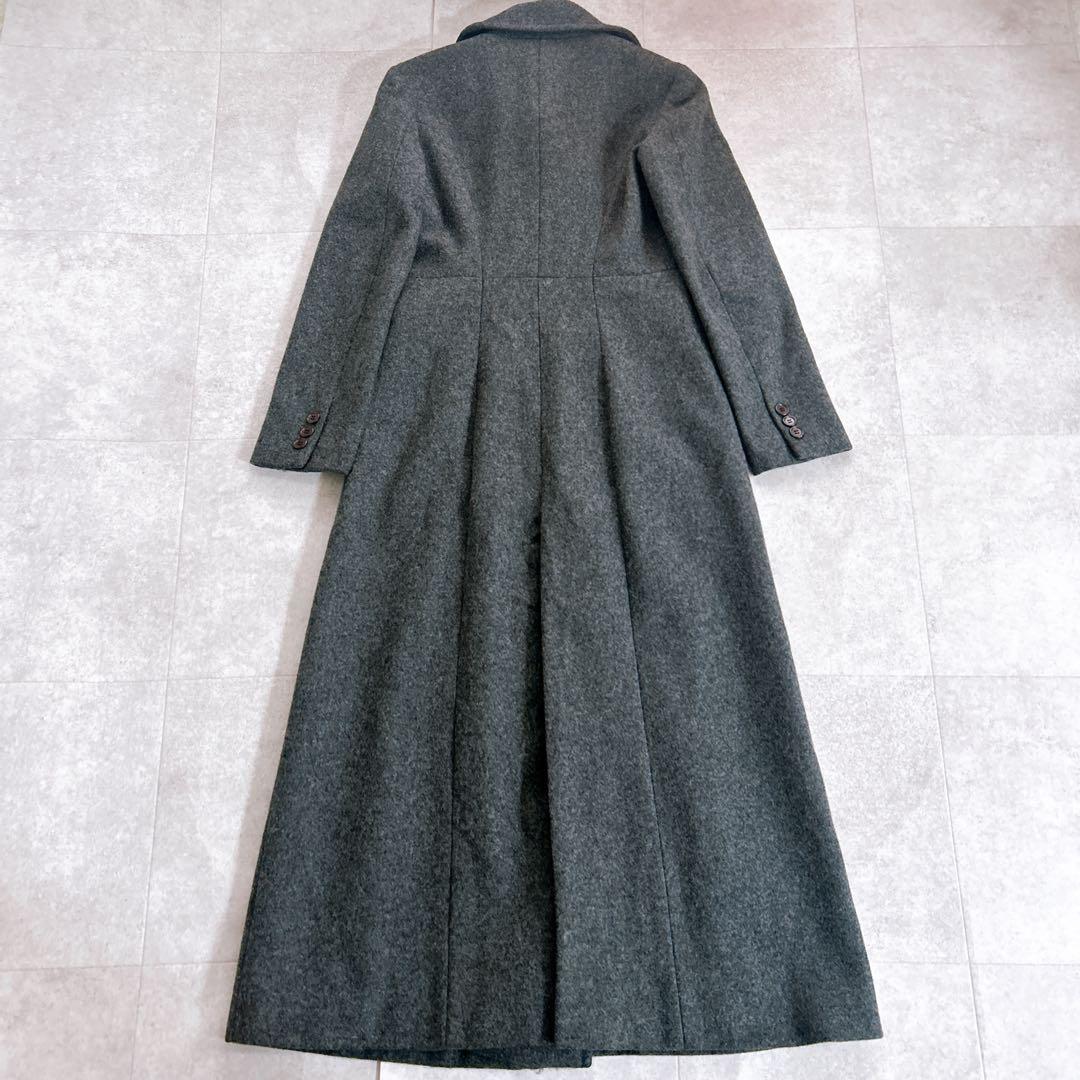 【着丈127cm✨】ポールスミス マキシ ダブルチェスターコート ウールメルトン