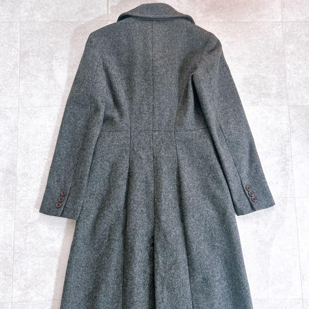 【着丈127cm✨】ポールスミス マキシ ダブルチェスターコート ウールメルトン