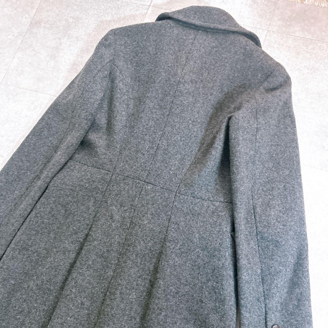 【着丈127cm✨】ポールスミス マキシ ダブルチェスターコート ウールメルトン