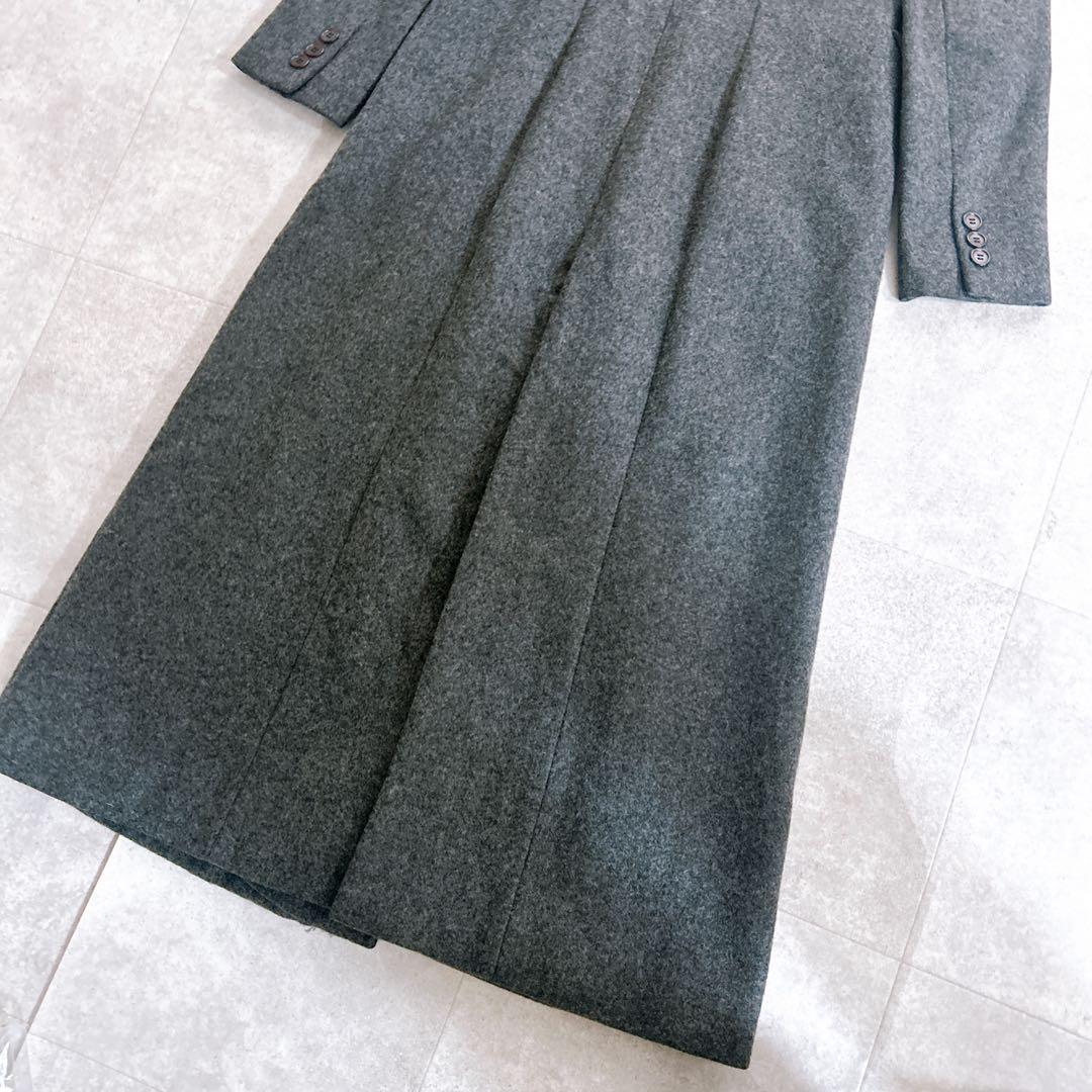 【着丈127cm✨】ポールスミス マキシ ダブルチェスターコート ウールメルトン