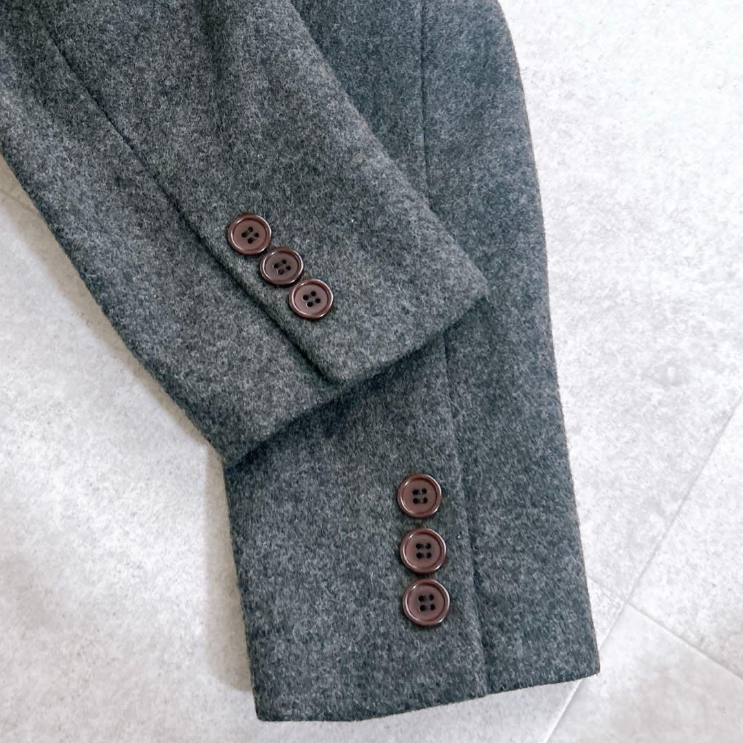 【着丈127cm✨】ポールスミス マキシ ダブルチェスターコート ウールメルトン