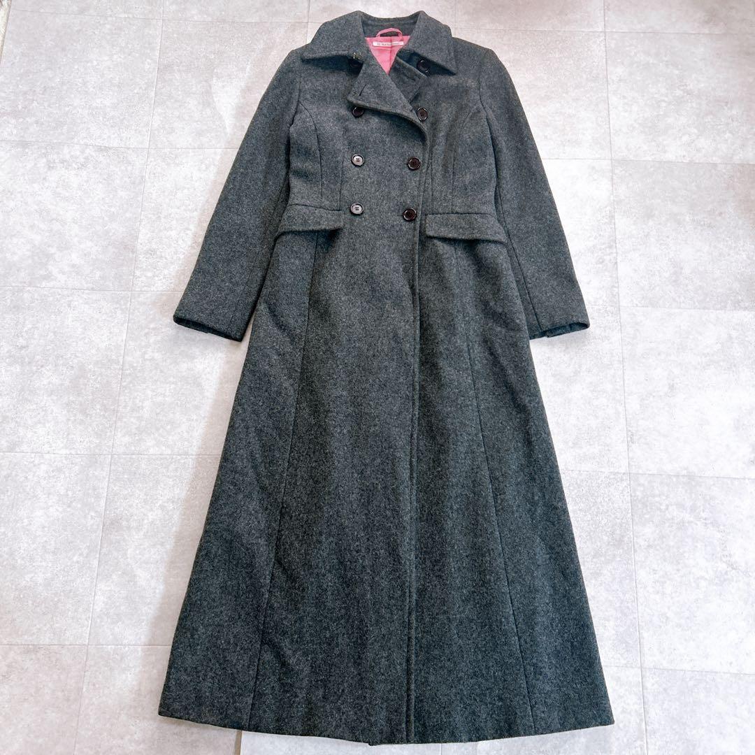 【着丈127cm✨】ポールスミス マキシ ダブルチェスターコート ウールメルトン