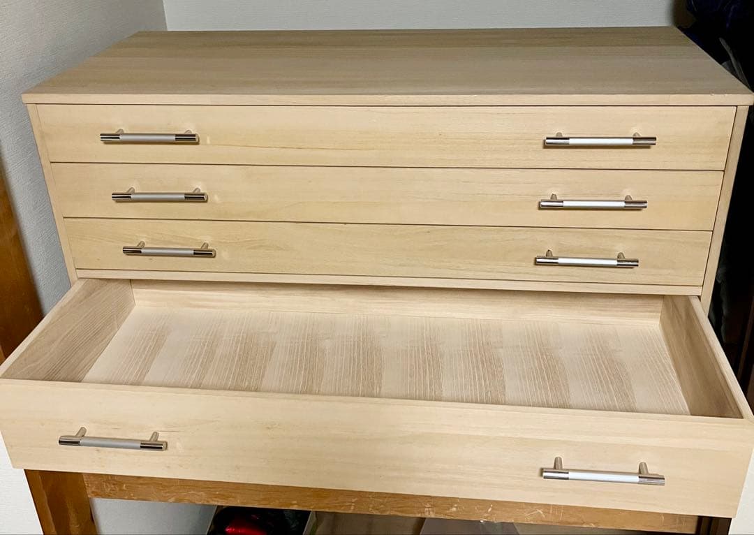 桐　5段チェスト　送料無料