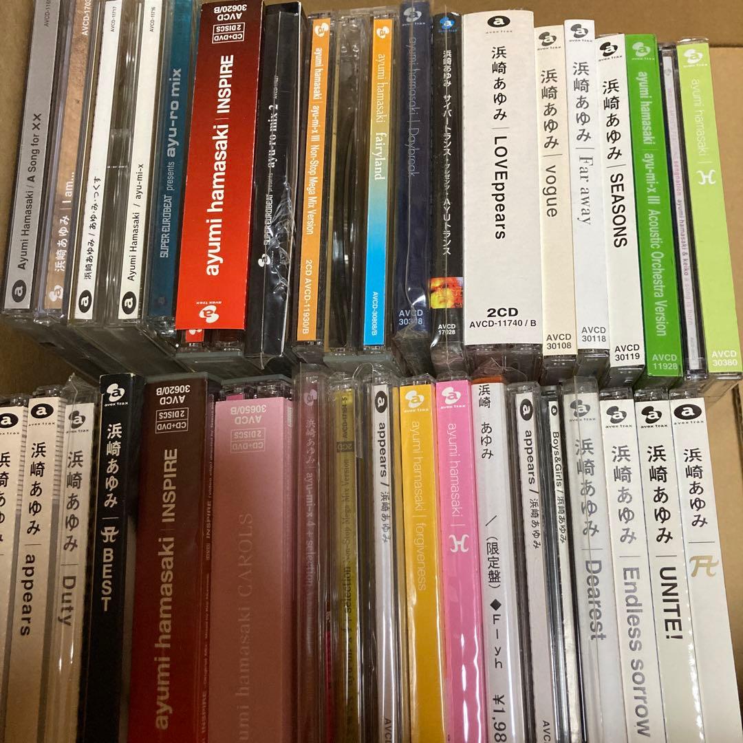 浜崎あゆみ シングル アルバム CD 60枚セット カセット2本新品