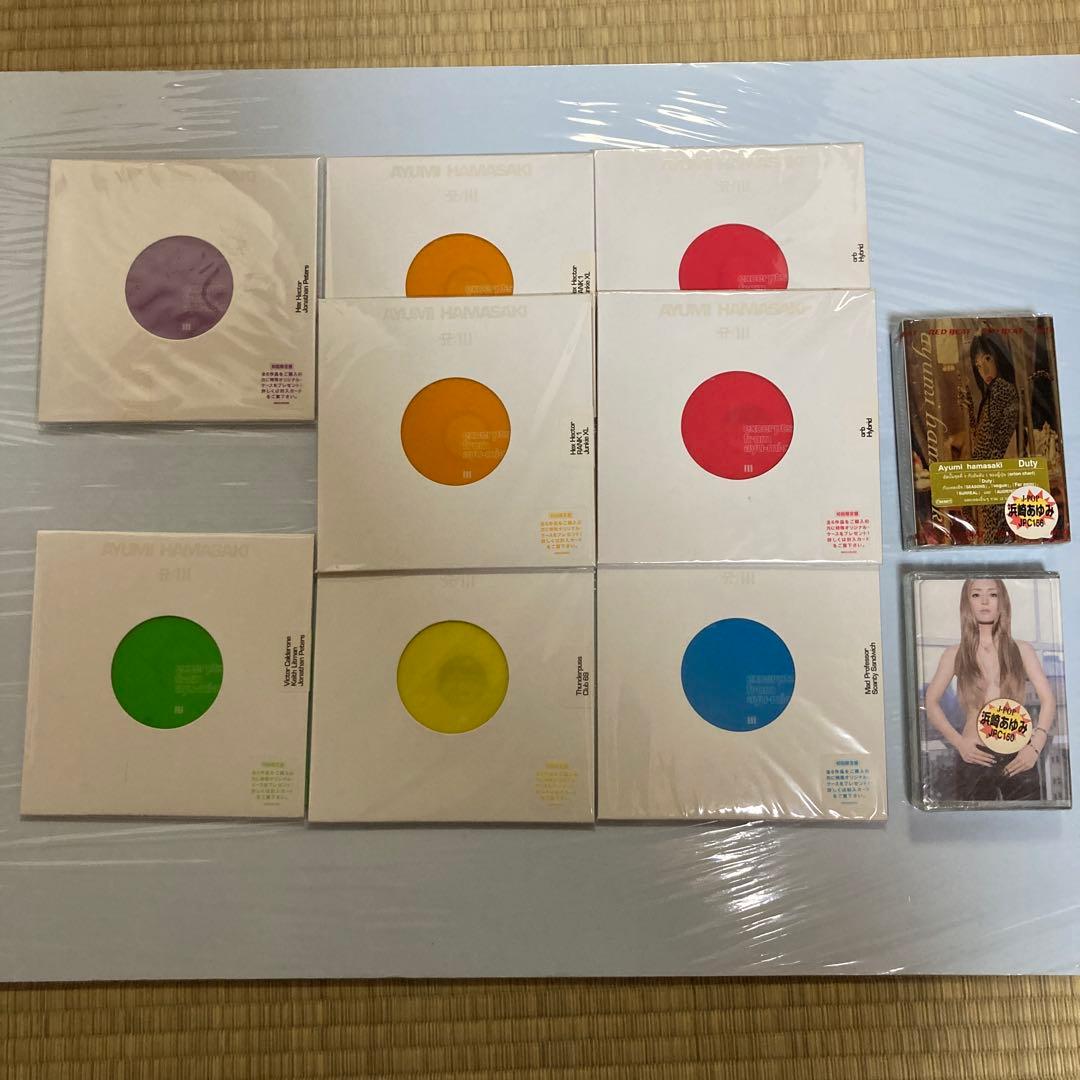 浜崎あゆみ シングル アルバム CD 60枚セット カセット2本新品