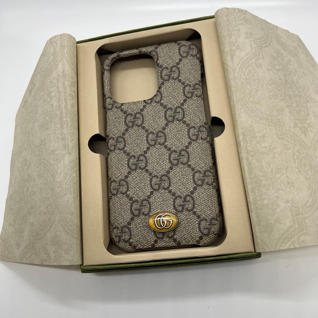 新品未使用　GUCCI GGマーモント iPhone13 Pro スマホケース