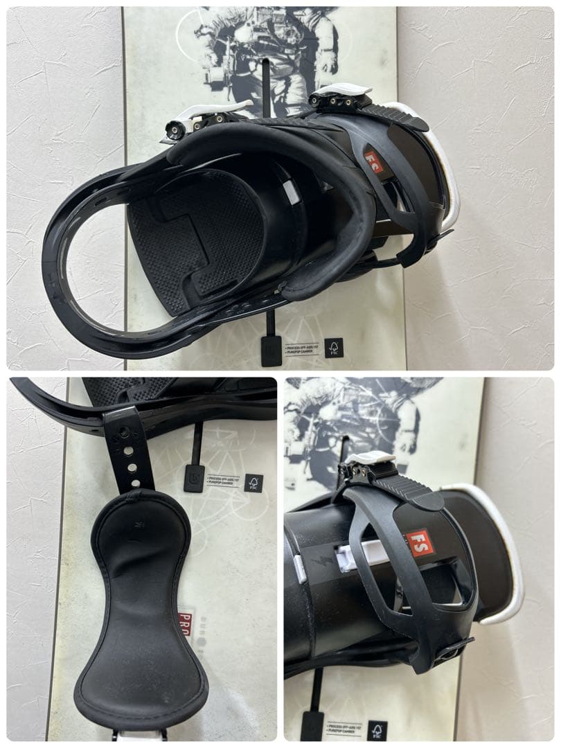 中古品　BURTON PROCESS 157cmバイン付き(A-04)