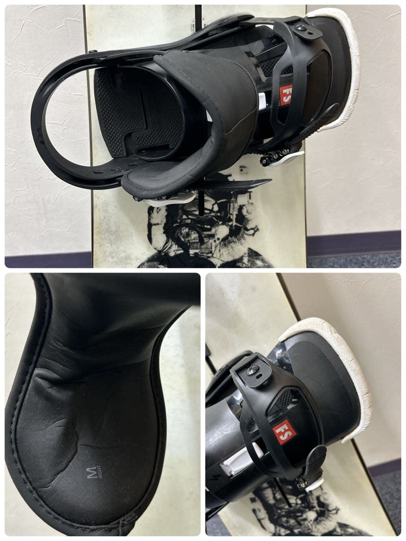 中古品　BURTON PROCESS 157cmバイン付き(A-04)