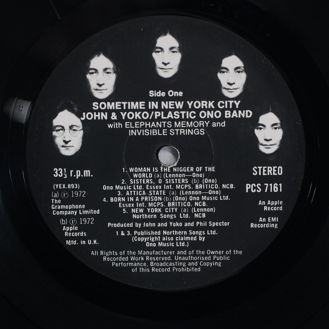John &Yoko Plastic Ono Band UKオリジナル初期プレス