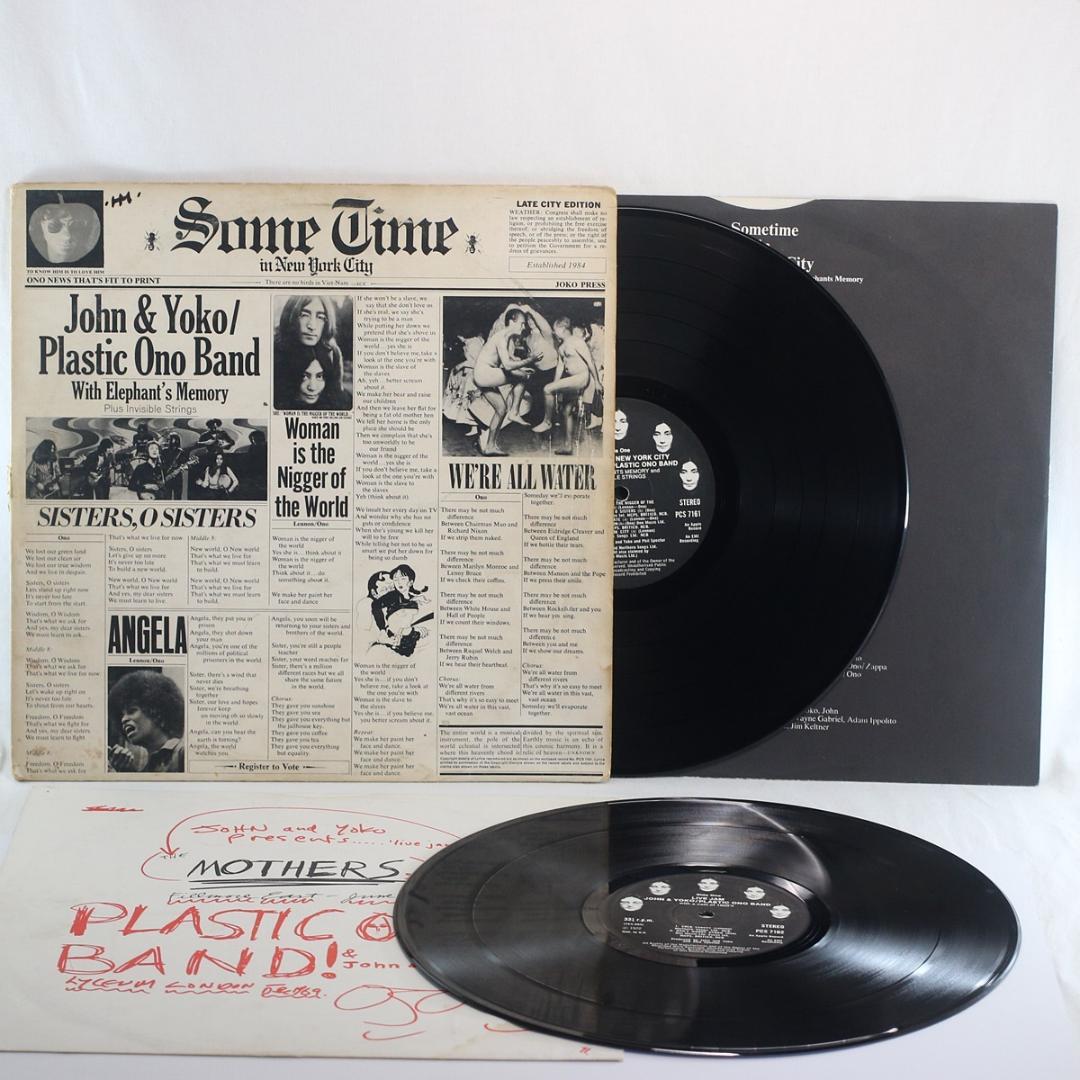John &Yoko Plastic Ono Band UKオリジナル初期プレス