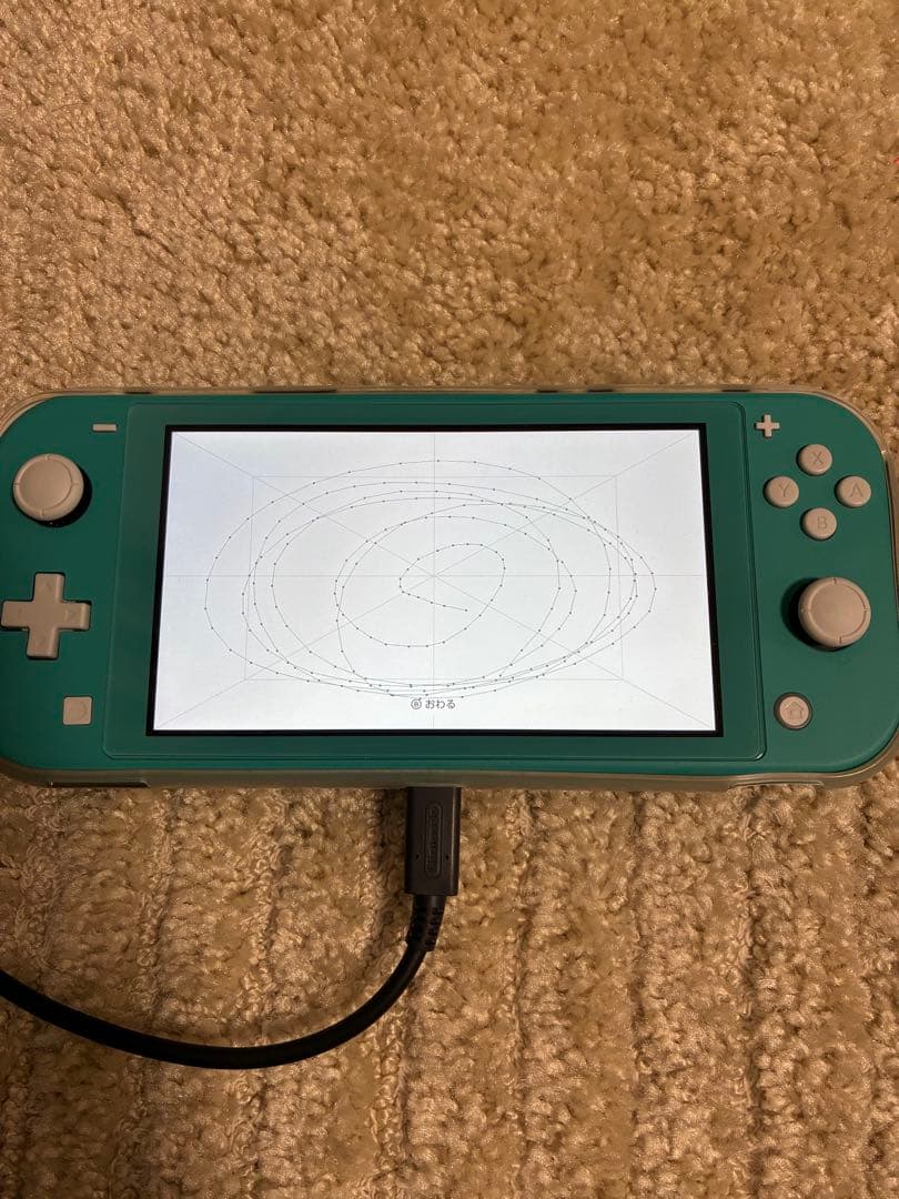 Nintendo Switch Lite ターコイズ 本体　外箱、純正充電器付き