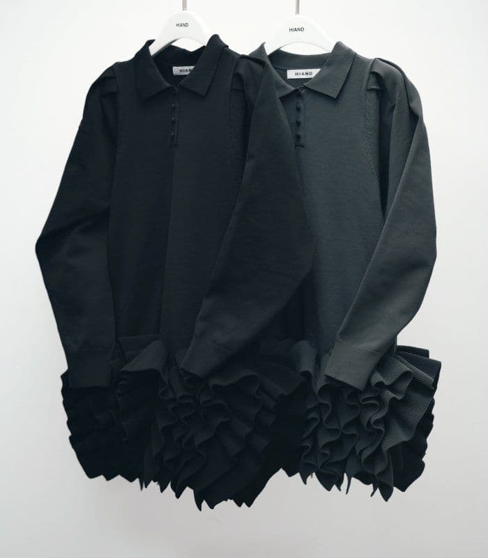 【新品】Ruffled-Hem Polo Dress【タグ付き】