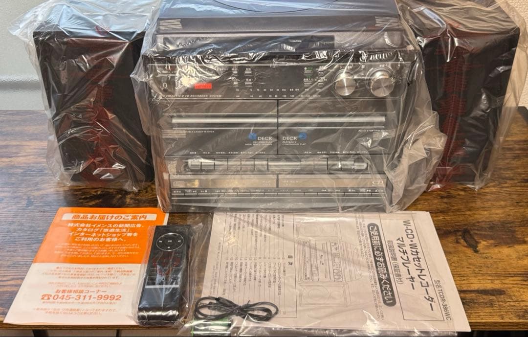 ☆マルチプレーヤー TCDR-386WC☆レコード/CD/カセット/録音