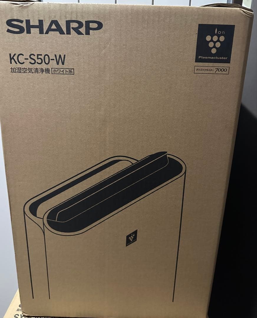 シャープ 空気清浄機 KC-S50-W 新品未使用
