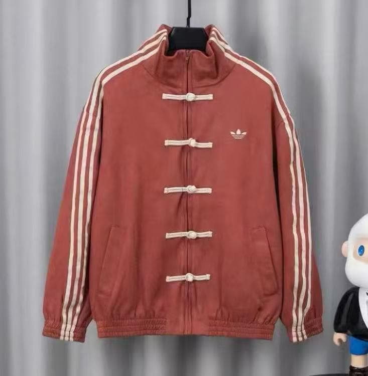 Adidas アディダス 中国限定 巳年ストライプジャケット レッド L