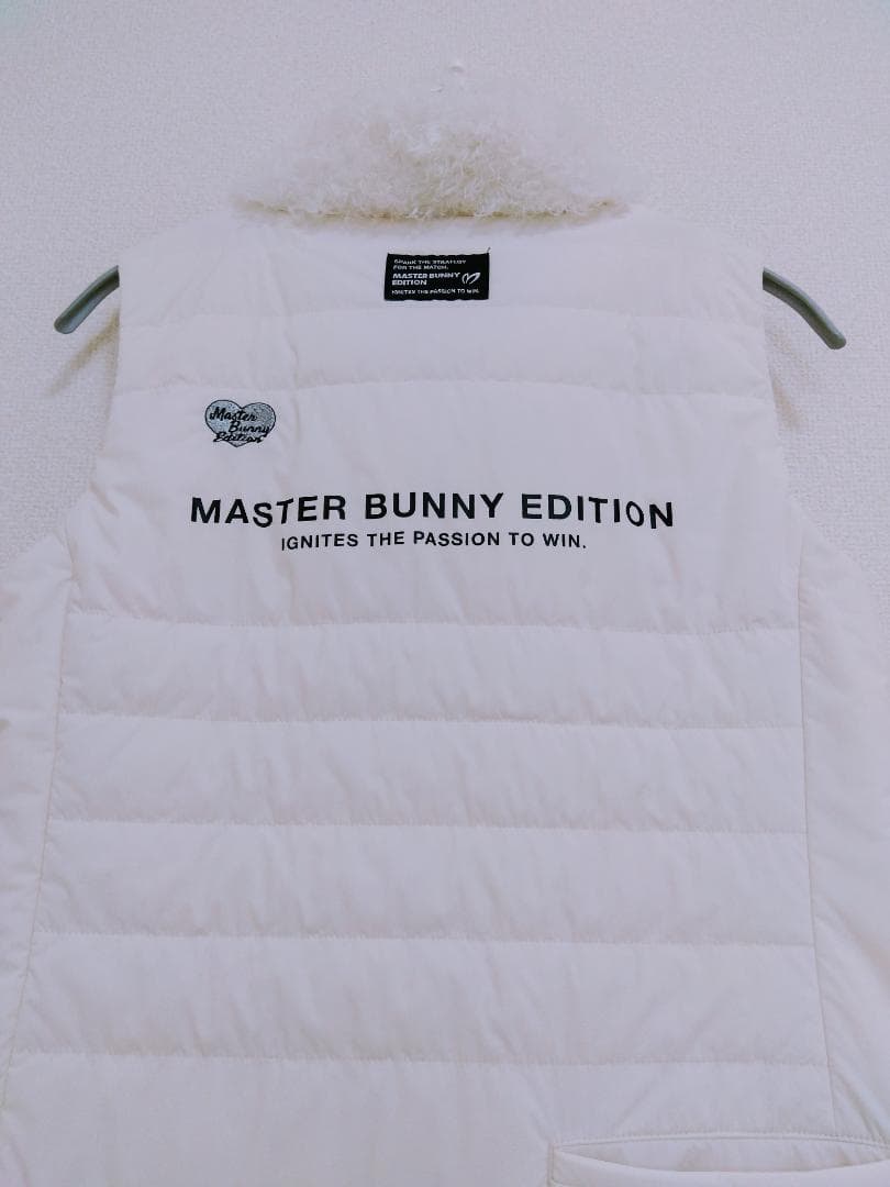 MASTER BUNNY EDITION ファー付きダウンベスト サイズ0