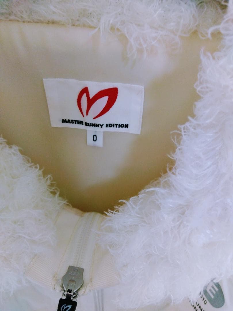 MASTER BUNNY EDITION ファー付きダウンベスト サイズ0
