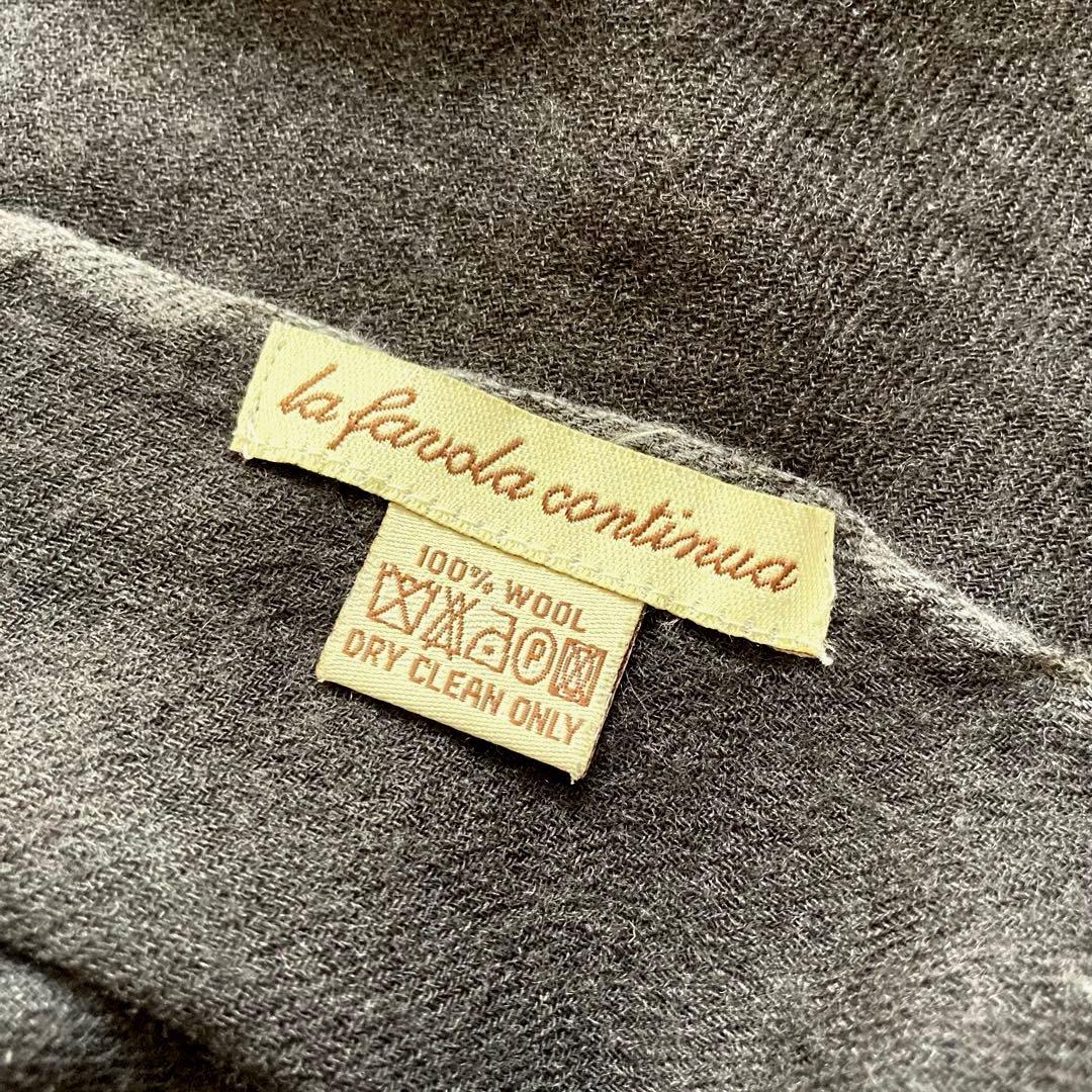 ウール100％ ストール LA FAVOLA CONTINUA イタリア