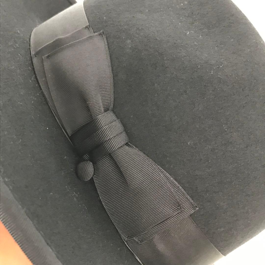 THE H.W.DOG&CO.　ハット　40 ブラック　ウール