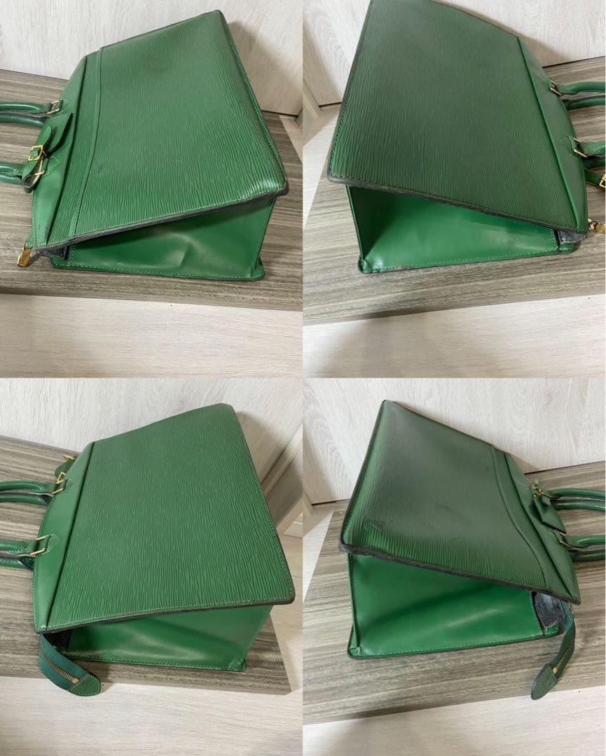 ルイヴィトン ビジネスバッグ エピ リヴィエラ レザー　緑　チャーム