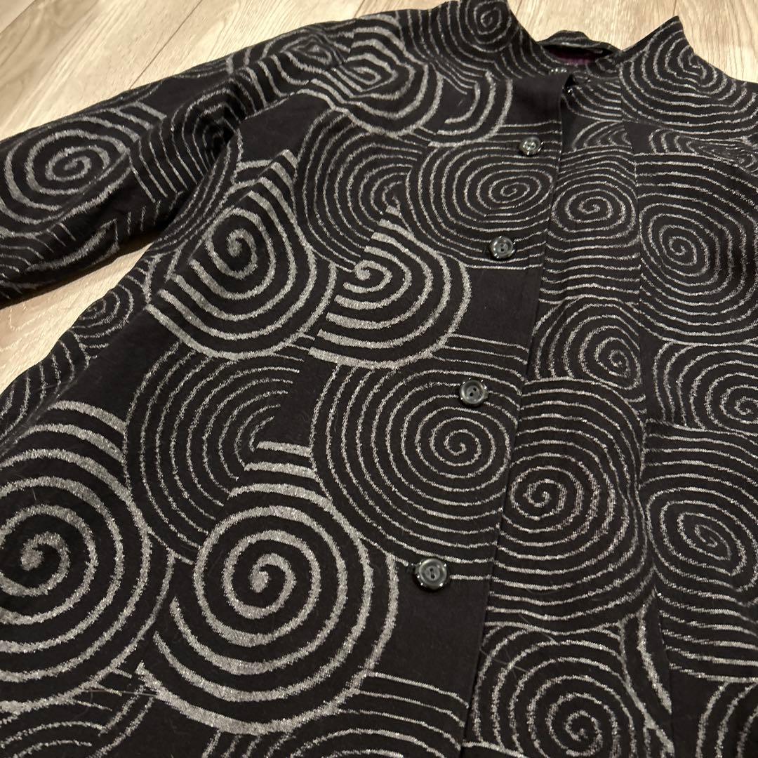 ギエモン　儀右衛門　ロングコート　久留米絣